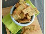 Biscuits apéritifs à l'ail des ours... (ou à n'importe quoi d'autre)