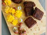 Brownie aux grains de pralin