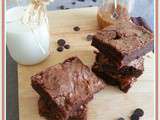 Brownies chocolat caramel