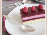 Entremet framboise