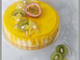 Entremets coco ananas