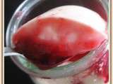 Pana cotta vanille fruits rouge