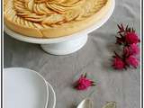 Tarte aux pommes en rosace