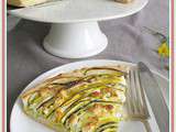 Tarte spirale aux courgette et feta