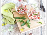 Tzatziki tomates et jambon cru