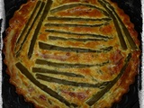 Tarte aux asperges et fromage frais