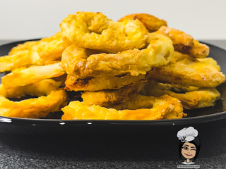 Beignets de calamar / encornet à la friteuse sans huile Actifry