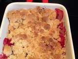 Crumble aux framboises