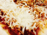 Pizza Pulled Chicken ou poulet effiloché comme aux usa