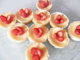 Mini cheesecakes aux fraises