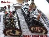 Bûche façon forêt noire