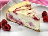 Cheesecake fondant aux framboises