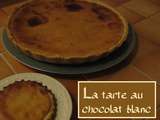 Tarte au chocolat blanc version 1