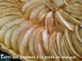 Tarte aux pommes à la purée de mangue