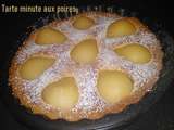 Tarte minute aux poires