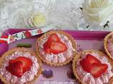 Tartelettes à la mousse de fraises