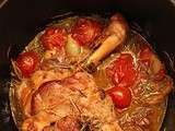 Epaule d’Agneau Miel, Romarin, Tomates en Cocotte au Four