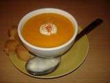 Soupe de Carottes au Gingembre