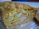 Cake aux carottes, surimi et cumin