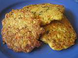 Galettes de quinoa aux carottes et poireaux