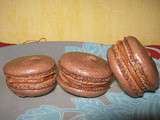 Macarons chocolats-spéculoos