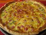 Tarte jambon courgettes