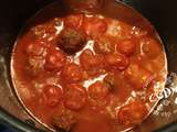 Boulettes de Boeuf aux 3 tomates