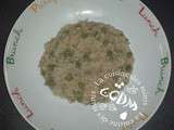 Risotto au petits pois et jambon - Cookéo