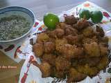 Accras de morue Antillais et la sauce chien