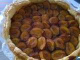 Tarte aux Prunes de mon Jardin