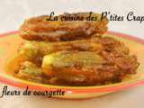 Beignets de fleurs de courgettes