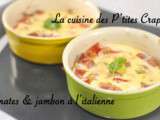 Clafoutis tomates & jambon à l’italienne