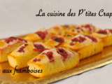 Financiers aux framboises