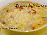 Gratin de blettes au jambon