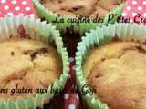 Muffins sans gluten aux baies de goji