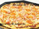 Pizza tomates cerises & jambon cru