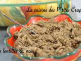 Rillettes lentilles & noix