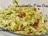 Salade de courgettes à l’orientale