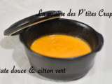 Soupe patate douce & citron vert