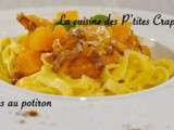 Tagliatelles au potiron