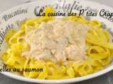 Tagliatelles au saumon