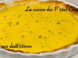 Tarte aux deux citrons