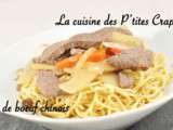 Wok de boeuf chinois