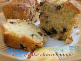 Cake chocolat et banane , interblog#16