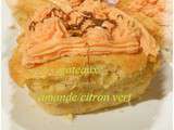 Gateaux amande/citron vert