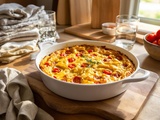 Clafoutis tomate-moutarde prêt en 10 min : la recette salée que vous allez adorer