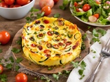 Dîner de la flemme : flan de courgettes, tomates cerises et comté pour ravir vos papilles