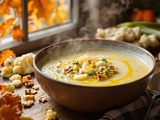 Son velouté d’automne cache un ingrédient inattendu (recette de Cyril Lignac)