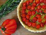 Tarte aux tomates cerises