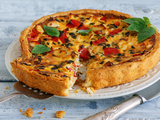 Quiche aux poivrons et au chorizo : une fusion parfaite des saveurs